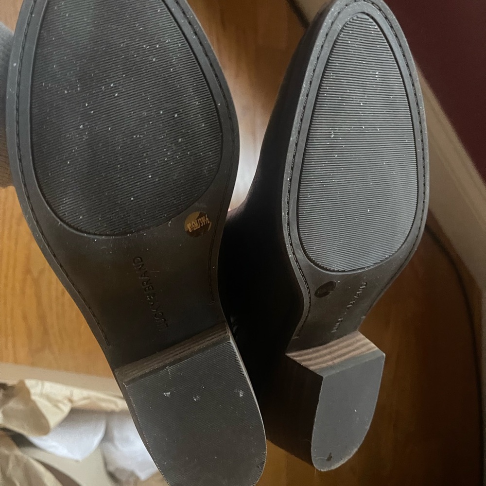 Lucky Brand Black Leather Boot